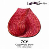Satin hair color 7CV Red Copper Violet Brown 3 oz