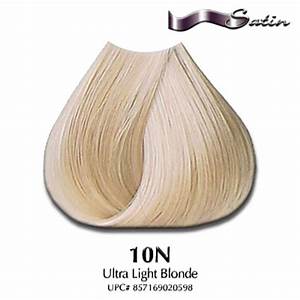 Satin hair color , Nutural 10N Ultra Light Blonde Cover Gray 3oz